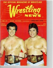Wrestling News AWA Edition No. 47 April–May 1978 Greg Gagne Jim Brunzell