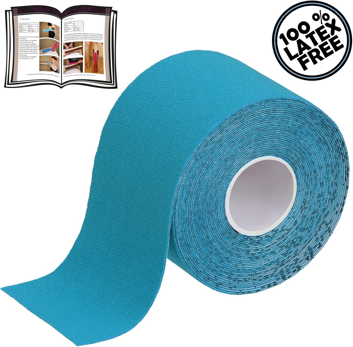 BB Sport 12 Rotoli Nastro Kinesiologico 5m x 5cm | Tape Muscolare Sportivo