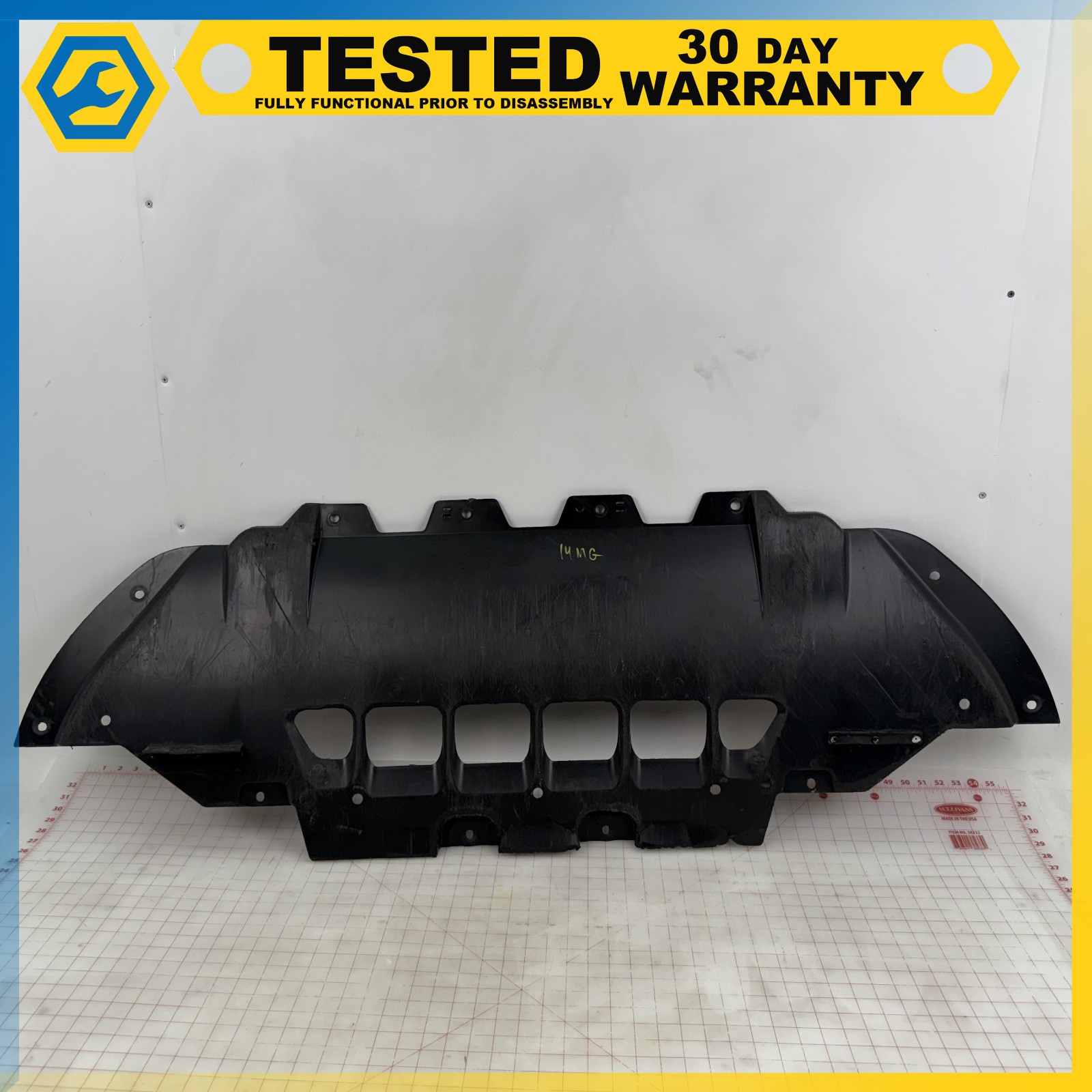 14-17 MASERATI GHIBLI FRONT UNDER BODY ENGINE SPLASH GUARD SHIELD OEM