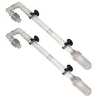 2pcs Fish Tank Water Inlet Hose - 3/8'' Plastic Canister Filters Inlet Tube