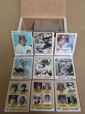 1978 Topps Baseball 230+ Card Partial Set Lot Eddie Murray RC Molitor Trammell