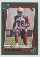 2021 Panini Donruss Rated Rookie Press Proof Green Zaven Collins #334 6h5