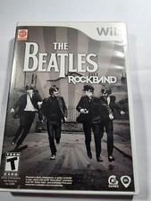 The Beatles: Rock Band (Nintendo Wii, 2009) Complete w/ Manual VG D12