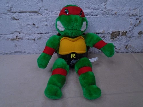 1989 Vintage Raphael Teenage Mutant Ninja Turtles TMNT Plush 13"
