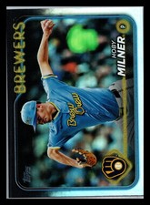 2024 Topps Update #US87 Hoby Milner rainbow foil