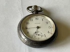 11J model 79 Waltham 18s open face silver case pocket watch runs well Ca1883