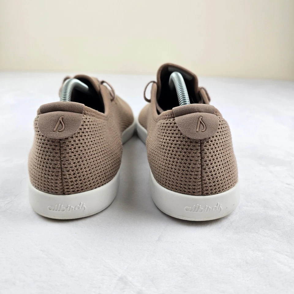 Allbirds Mens Tree Breezer M12 Taupe Knit Slip On Comfort Casual Shoes - Image 4 of 4