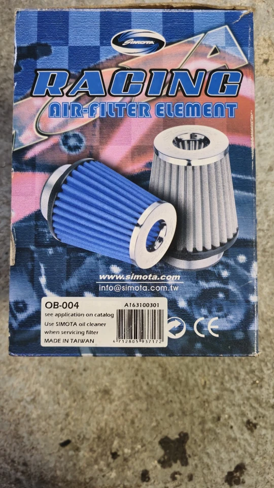 Universal Sportluftfilter Simota 3" Zoll  76mm - Bild 3 von 4