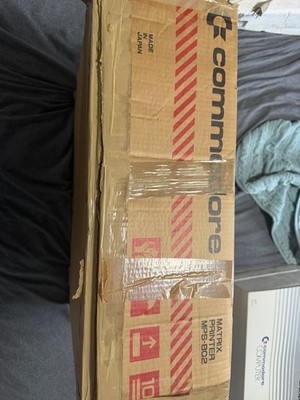 Commodore Matrix Printer MPs-802 In Box With manual Untested