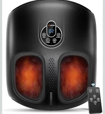 Shiatsu Foot Massager w/3 Heat Levels & 9 Customizable Settings