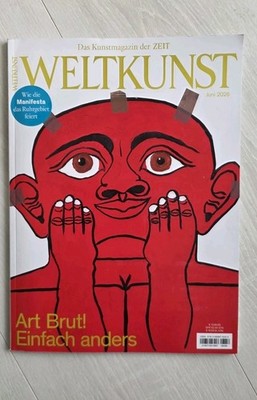 WELTKUNST NR.256 JUNI 2026''ART BRUT!EINFACH ANDERS.''ungelesen 