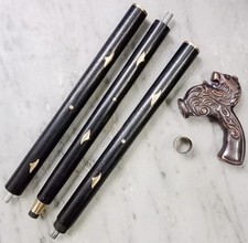 Solid Lion Head Handle Stick Victorian Black Wooden Walking Stick Cane Gift