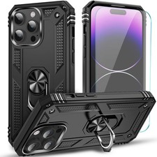 For iPhone 16 Pro Max Case 15 14 13 12 11 Phone Cover Shockproof  Screen Glass
