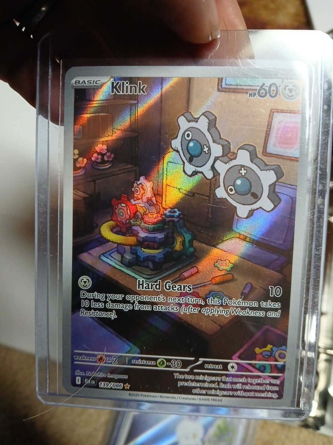 Klink 139/086 Sv: Black Bolt Holo