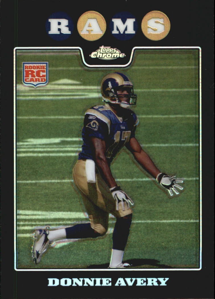 2008 Topps Chrome Refractors #TC204 Donnie Avery - FB