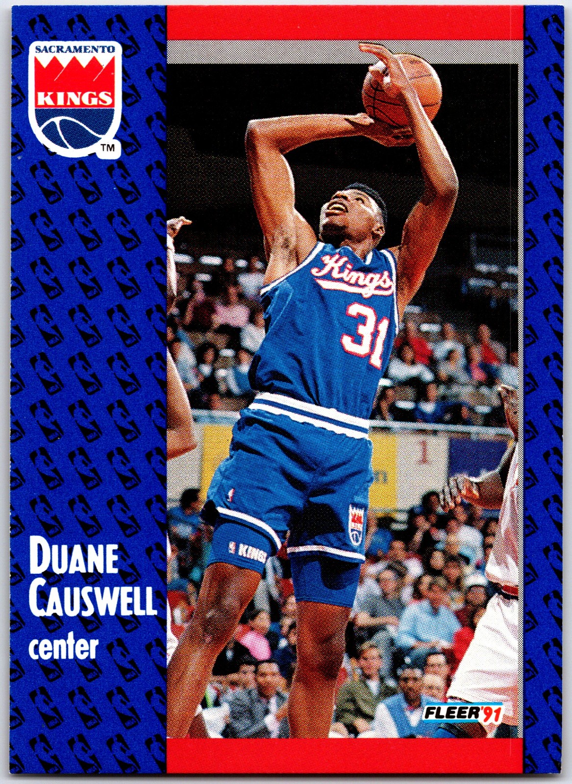 1991-92 Fleer #175 Duane Causwell