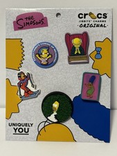 Crocs Jibbitz The Simpsons Meme Shoe Charms 5 Pack Set Homer Mr Burns Milhouse