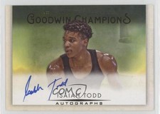 2021 Upper Deck Goodwin Champions Horizontal Auto Isaiah Todd #HA-IT Auto 0pc7