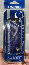 Staedtler 10 Piece Math Set in Case - Math Instruments ruler, protractor C1
