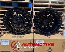 22 Arena A127 Innovator Black Dually Wheels 10x225 Ford Super Duty F450 F550