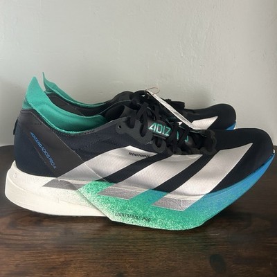 Adidas Adizero Adios Pro 4 Running Shoes Black Green Mens Size
