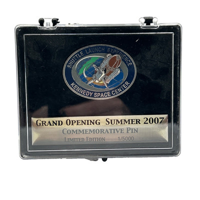 Kennedy Space Center Grand Opening Shuttle Launch Experience Commemorative Pin