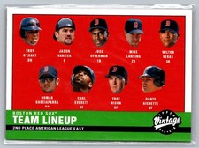 2001 Upper Deck Vintage #103 Boston Red Sox