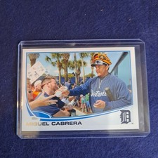 2013 Topps Auto Signing Variation SP Miguel Cabrera card #660