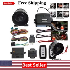 110dB Car Alarm System with Keyless Entry Shock Sensors for Ultimate Security