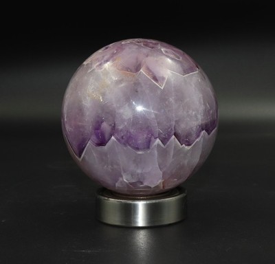 90MM Purple Amethyst Quartz Sphere Crystal Healing Chakra Balance Gemstone Ball