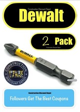 Bulk 2 Pack DeWalt Maxfit Ultra 2" Phillips 2 Bit PH2 2 in. IMPACT READY