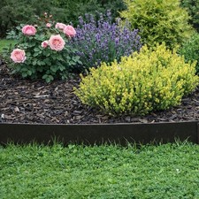 Garden Lawn Edging Metal Border Edge Kit Raised Flower Bed Path Edging Set of 3