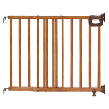 Deluxe Stairway Simple to Secure Wood Gate