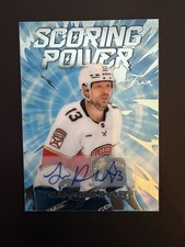 2025-26 UD Flair Hockey Sam Reinhart Scoring Power #SP-2 Auto Bookend 25/25 SSP