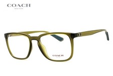 NEW Coach HC6212U 5760 Transparent Green Eyeglass Frames 54-18-145 Demo Lens