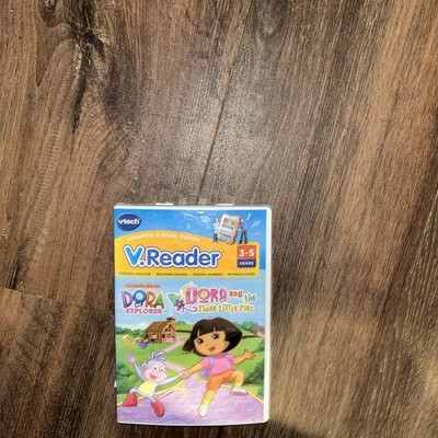 New/Sealed. VTECH V. READER DORA THE EXPLORER INTERACTIVE GAME, AGES 3-5