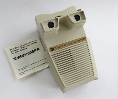 Vintage TALKING VIEW MASTER 3D BETRACHTER MIT SOUND   SAMMELOBJEKT
