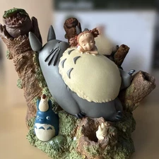 Studio Ghibli Totoro & Mei Music Box Figure My Neighbor Totoro Japan Rare Gift