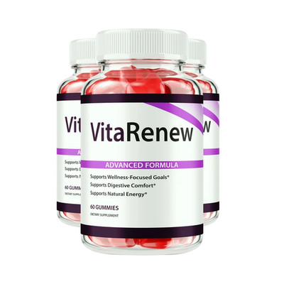 3-Pack VitaRenew Gummies - Hydrating Formula Vita Renew Skin Care - 180 Gummies