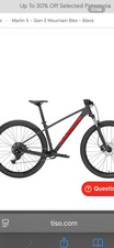 Trek marlin 5 gen 3 bike new and still boxed. Black, size small,  27.5 wheel