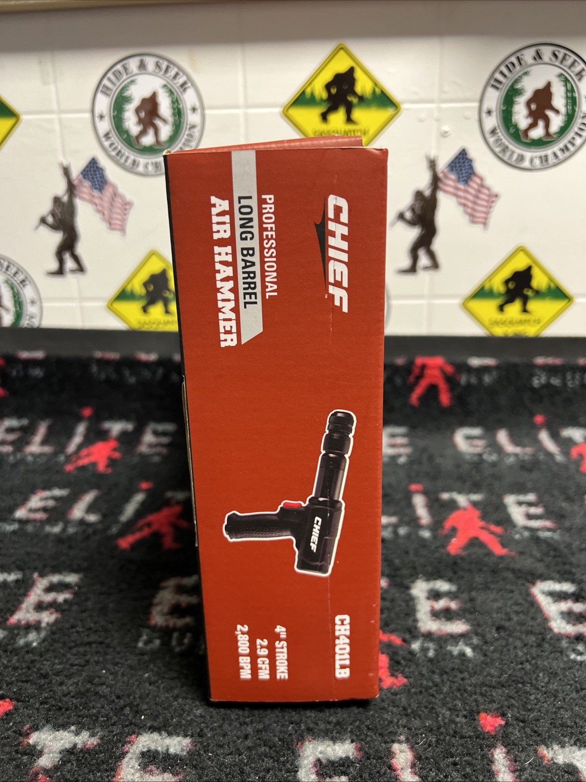 Chief Tools Professional Long Barrel Air Hammer Gun CH401LB