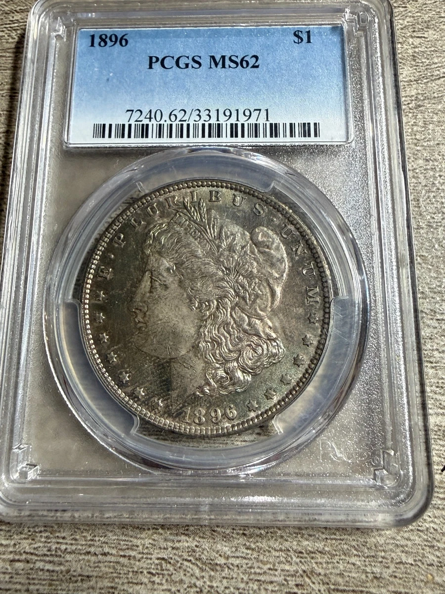 MS 62 Graded 1896 Year Morgan US Dollars (1878-1921) for sale | eBay
