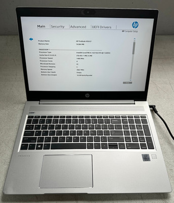 HP ProBook 450 G7 15.6 (i5-10210U @1.60GHz, 16GB RAM, Boot To Bio) NO HD/ADAPTER