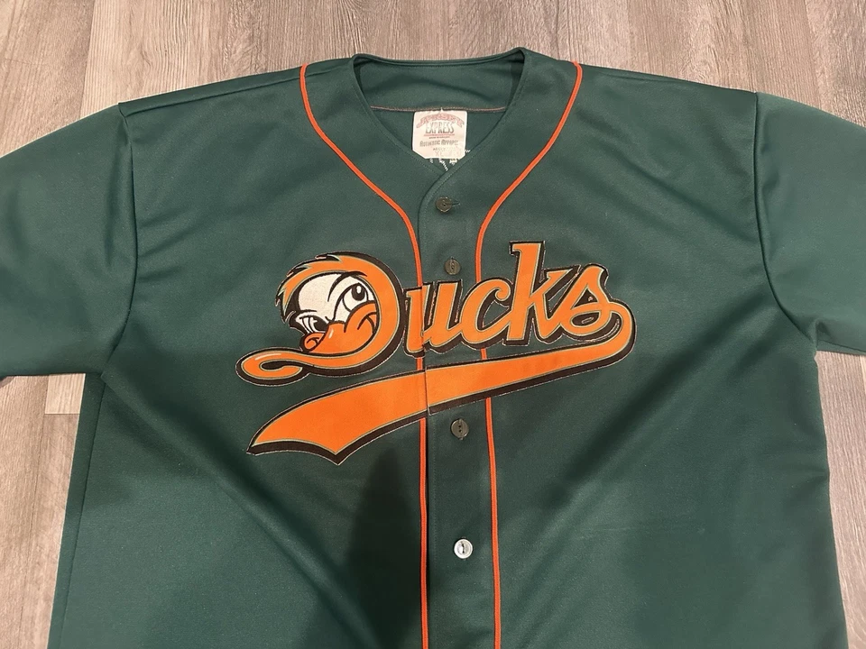 Camiseta cosida de béisbol vintage de los Long Island Ducks talla X-grande para hombre Foto 3 de 4