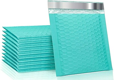 5000 Green Poly Mailers 6x9 Inches - 2.5 Mil Self-Sealing Shipping Envelopes
