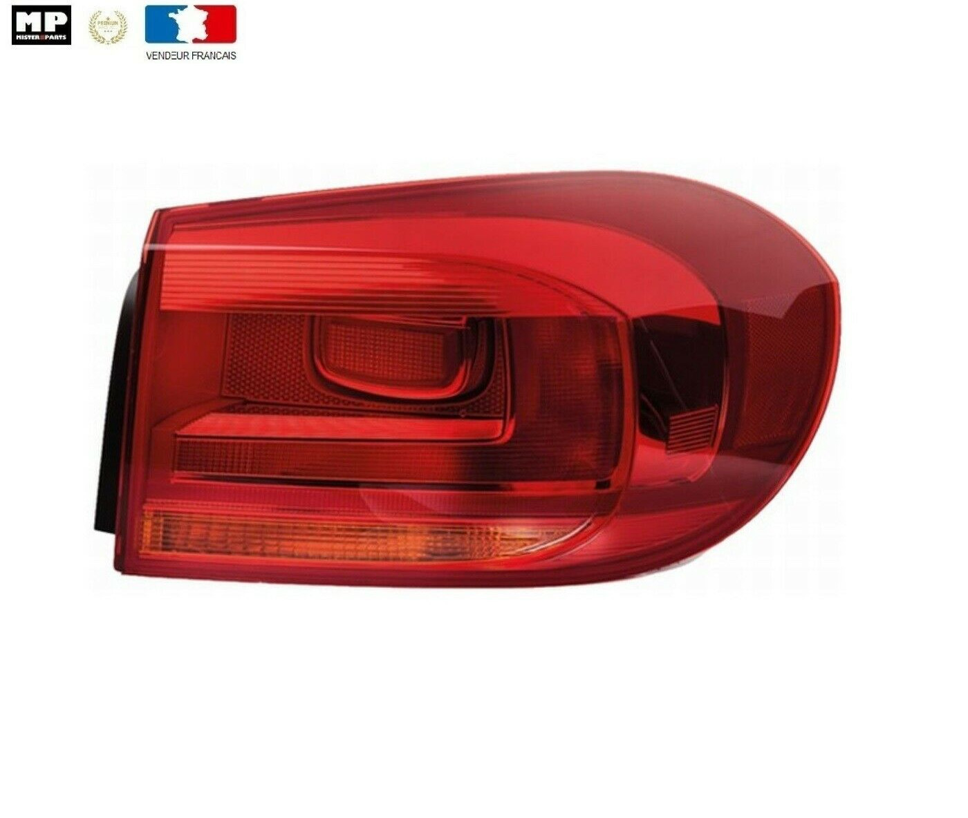 Feu arrière extérieur Tiguan 2SD 010 738-101 phare bloc optique droit rouge