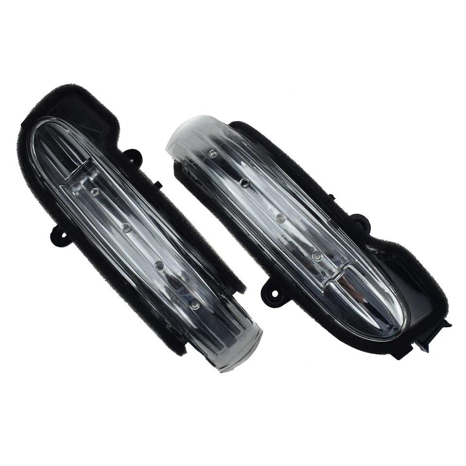 A Pair Mirror Turn Signal Lights Left & Right For Mercedes C200 C230 C280 C350 - Image 2 of 4
