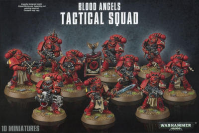 Blood Angels Tactical Squad Space Marines Arme Bolter I Warhammer 40K Bitz 2645