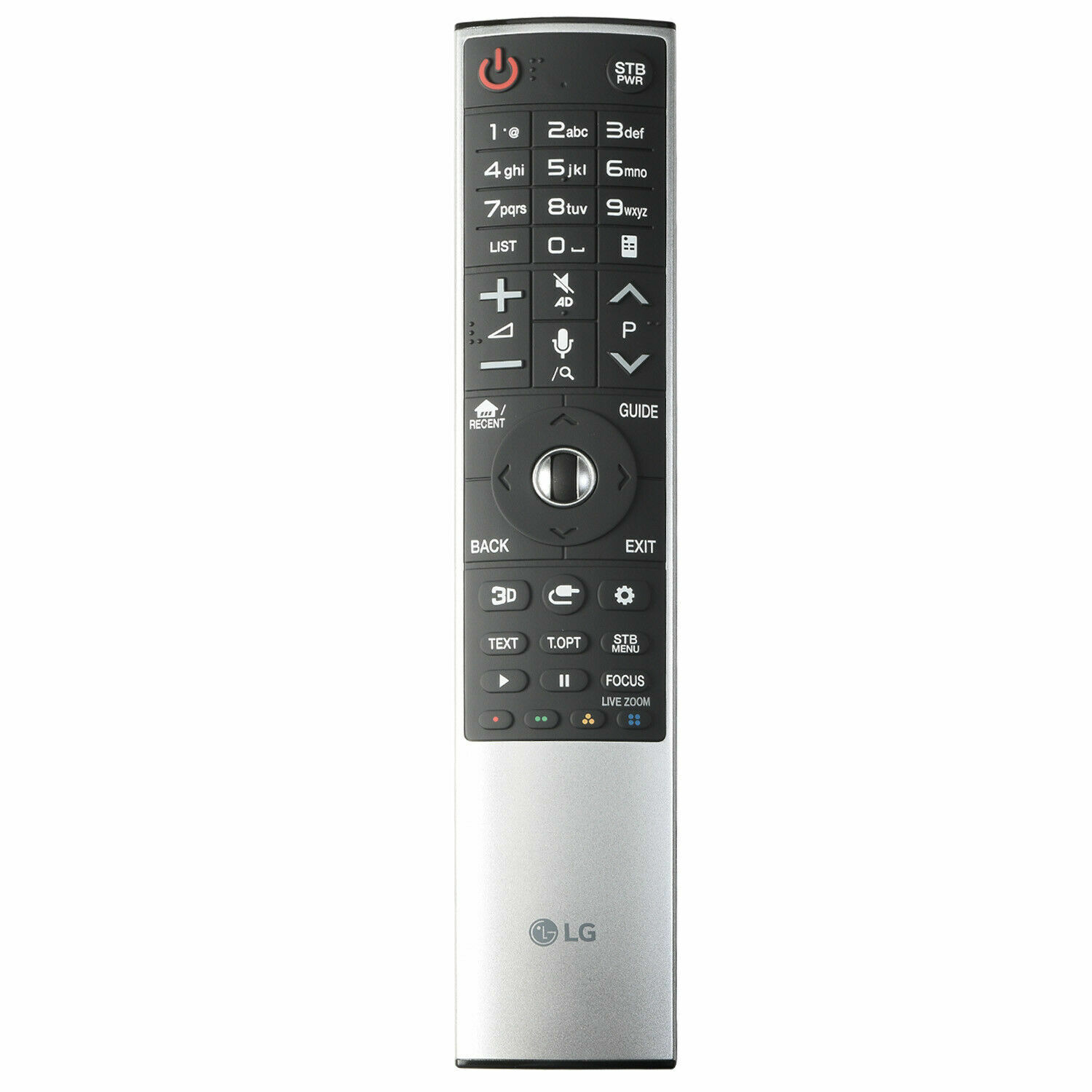 LG Magic Voice Fernbedienung AKB75455601 – Original Für OLED TVs, Mit 3D-Taste
