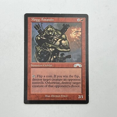 Magic The Gathering MTG Mogg Assassin - Exodus - EX Authentic
